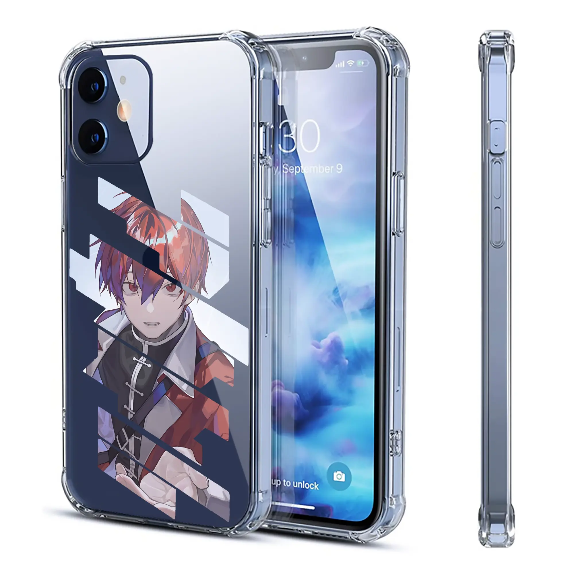 葬送のフリーレン（Frieren） グッズ,シュタルク（Stark） - IPhone 12シリーズ対応 ・ 透明スマホケース ・ クリアソフトケース ・ TPU素材 ・ 耐衝撃 ・ 高密着 ・ 防汚 防指紋 ・ 簡単着脱